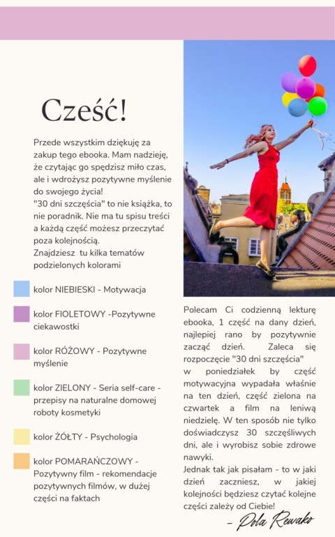 Ebook "30 dni szczęścia" Ebook "30 dni szczęścia"