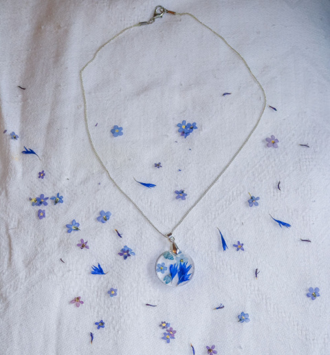 Naszyjnik "Niebiesko mi"