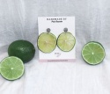 Kolczyki "Lime Twist"